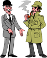 Sherlock Holmes and Dr Watson